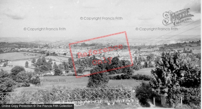 Photo of Dundry, The View Towards Bristol c.1955