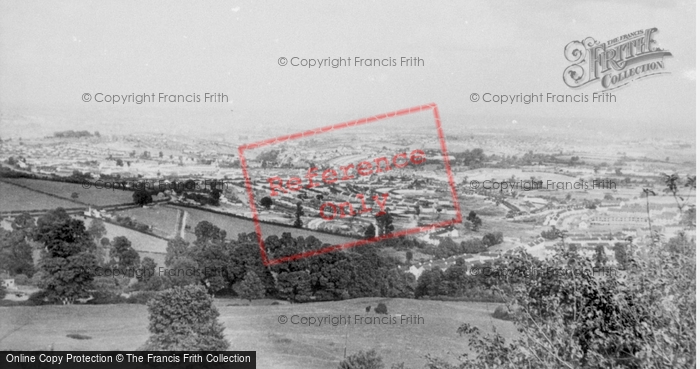 Photo of Dundry, The View Towards Bristol c.1955