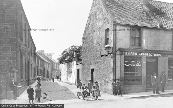 Photo of Dunfermline, New Row And Priory Lane c.1900