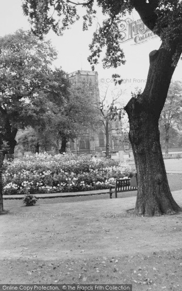 Photo of Dunham Massey, Garden Of Rememberance And St Margaret's Church c.1955