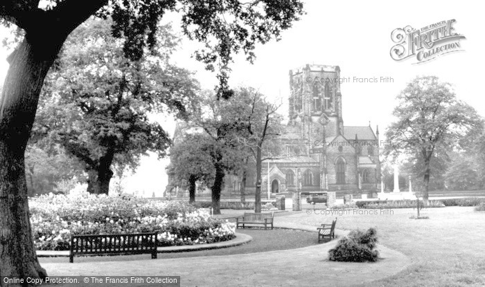 Photo of Dunham Massey, Garden Of Remembrance And St Margaret's Church c.1955