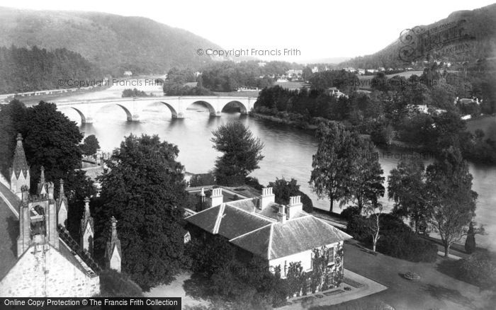 Photo of Dunkeld, House And Bridge c.1890
