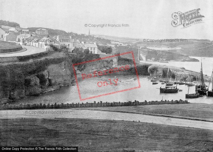 Photo of Dunmore East, The Town And Harbour c.1895