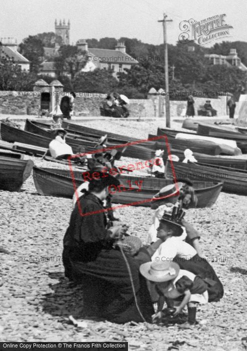 Photo of Dunoon, A Family At West Bay 1897