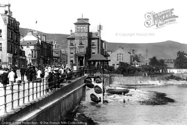 Photo of Dunoon, Argyll Hotel 1904