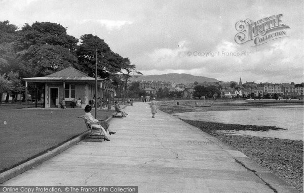 Photo of Dunoon, By The Putting Green c.1955