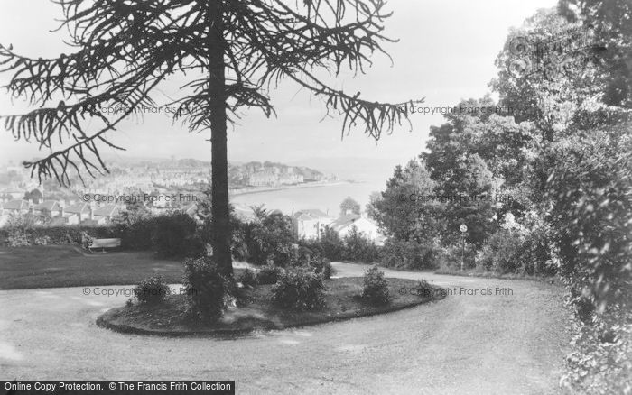 Photo of Dunoon, Cowal House, View From The Drive c.1955
