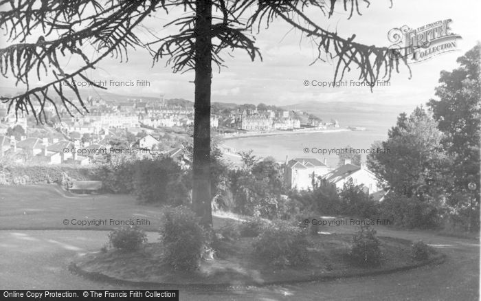 Photo of Dunoon, From Cowal House Drive c.1955
