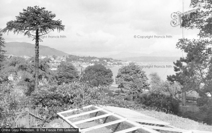 Photo of Dunoon, From The Park c.1955