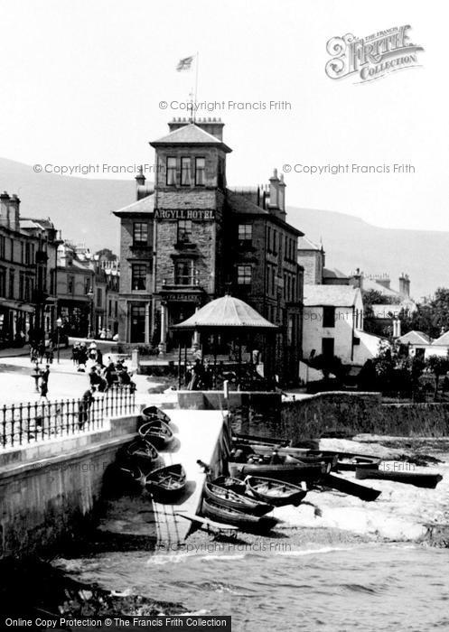 Photo of Dunoon, The Argyle Hotel 1897
