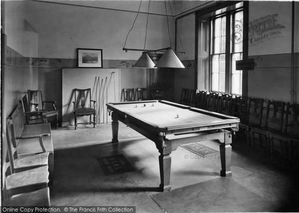 Photo of Dunoon, The Billard Room, Cowal House c.1955
