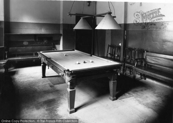 Photo of Dunoon, The Billiard Room, Cowal House c.1955