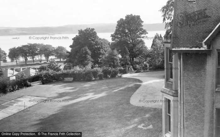 Photo of Dunoon, The Clyde And Gardens From Cowal House c.1955