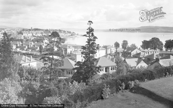 Photo of Dunoon, View From Cowal House c.1955
