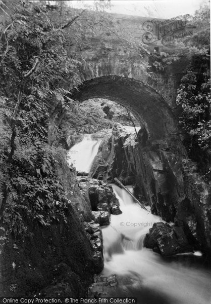 Photo of Dunscore, Routin Bridge c.1955
