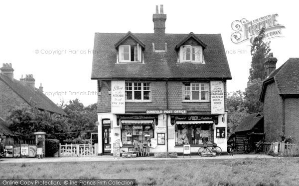 Photo of Dunsfold, Post Office c.1955