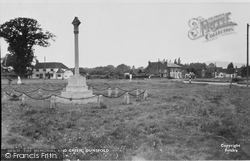 The Memorial And Green c.1955, Dunsfold
