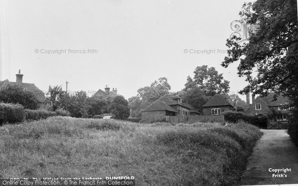 Photo of Dunsfold, The Village From The Lychgate c.1955