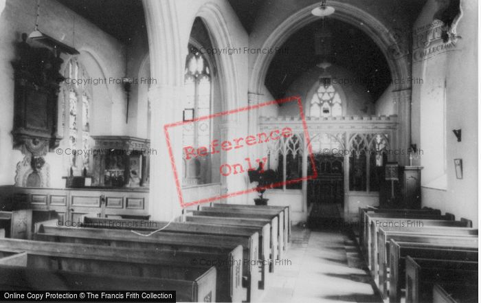 Photo of Dunsford, Church Interior c.1960