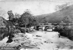 Steps Bridge And Weir c.1871, Dunsford