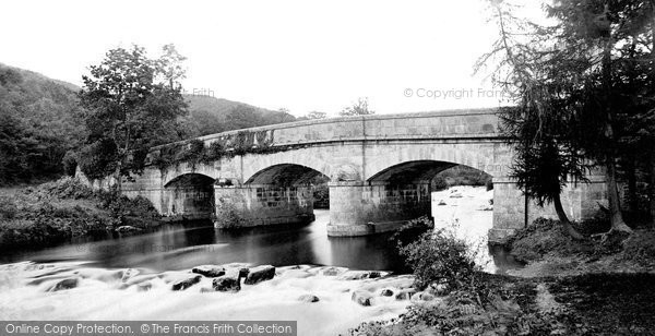 Photo of Dunsford, Steps Bridge c.1861