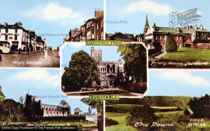 Photo of Dunstable, Composite c.1955