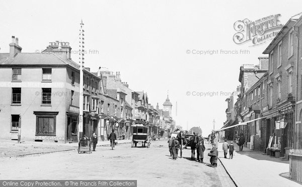 Photo of Dunstable, High Street 1897
