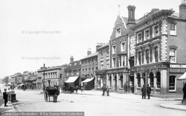 Photo of Dunstable, High Street 1898