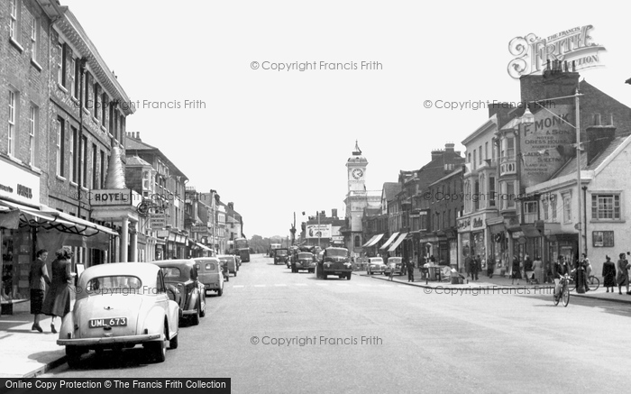 Photo of Dunstable, High Street North 1958