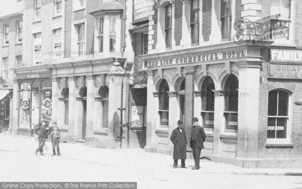 Photo of Dunstable, High Street, People 1898