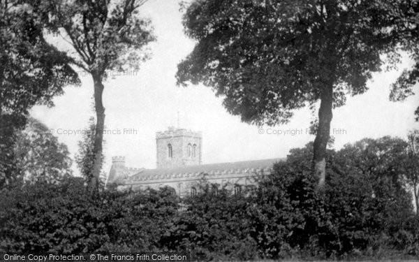 Photo of Dunstable, Priory Church From Meadows 1897