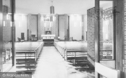 St Mary's Church Interior c.1965, Dunstable