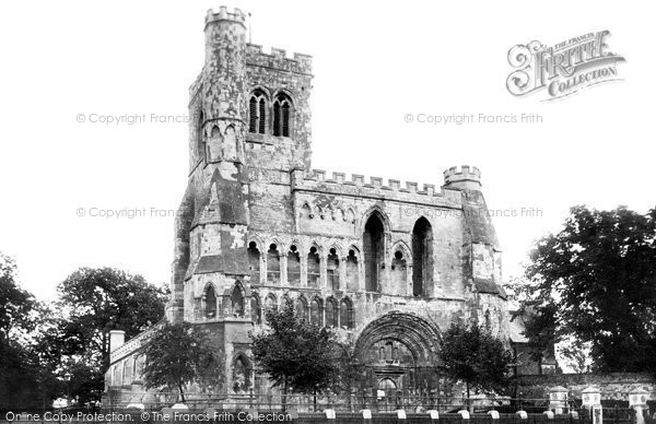 Photo of Dunstable, The Priory Church From The North West 1897