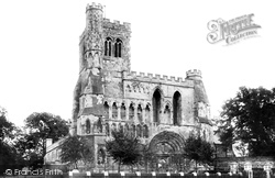 The Priory Church From The North-West 1897, Dunstable