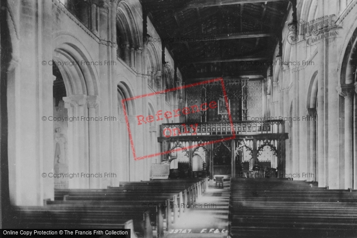 Photo of Dunstable, The Priory Church, Nave East 1897
