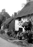 Boy At Old Cottages 1940, Dunster