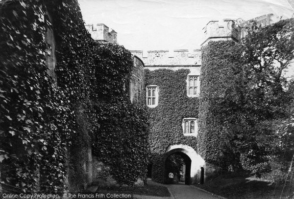 Photo of Dunster, Castle, Entrance Gate 1888