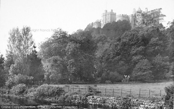 Photo of Dunster, Castle From The River 1888