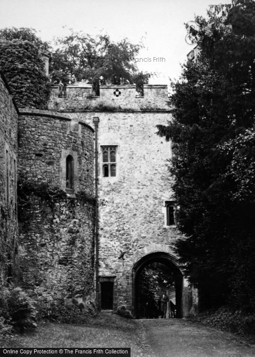 Photo of Dunster, Castle Gatehouse 1950