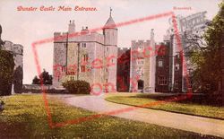 Castle, Main Entrance c.1900, Dunster