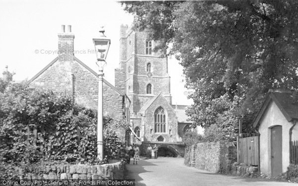 Photo of Dunster, Church c.1960
