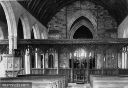 Church Interior 1888, Dunster