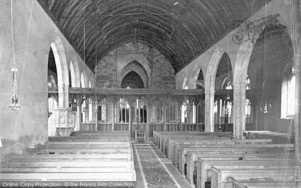 Photo of Dunster, Church Interior c.1875