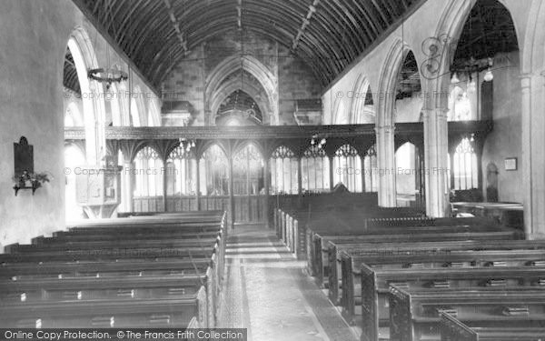 Photo of Dunster, Church Screen c.1938
