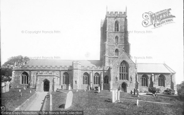 Photo of Dunster, Church South 1890