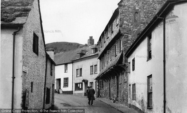 Photo of Dunster, Church Street c.1955