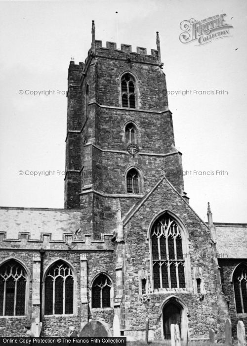 Photo of Dunster, Church Tower 1950