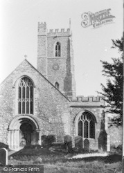 Church, West Front 1888, Dunster