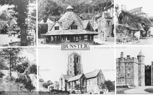 Photo of Dunster, Composite c.1965