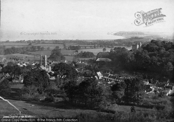Photo of Dunster, From Grabhurst 1888